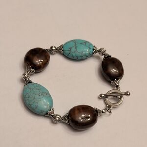 Vintage Faux Turquoise Bracelet